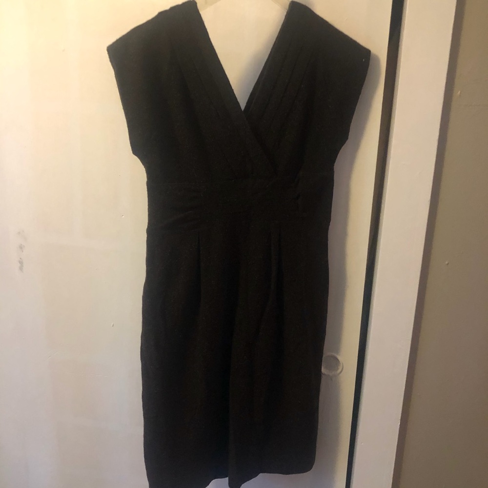 Banana Republic Dark Brown Wool Dress